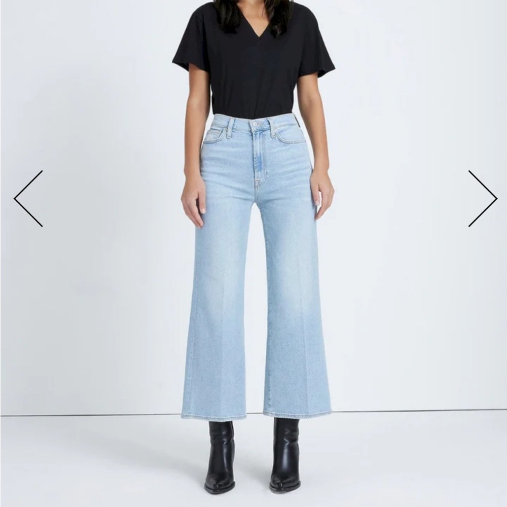 7 for All Mankind - LUXE VINTAGE CROPPED JO in Wild Fleur
